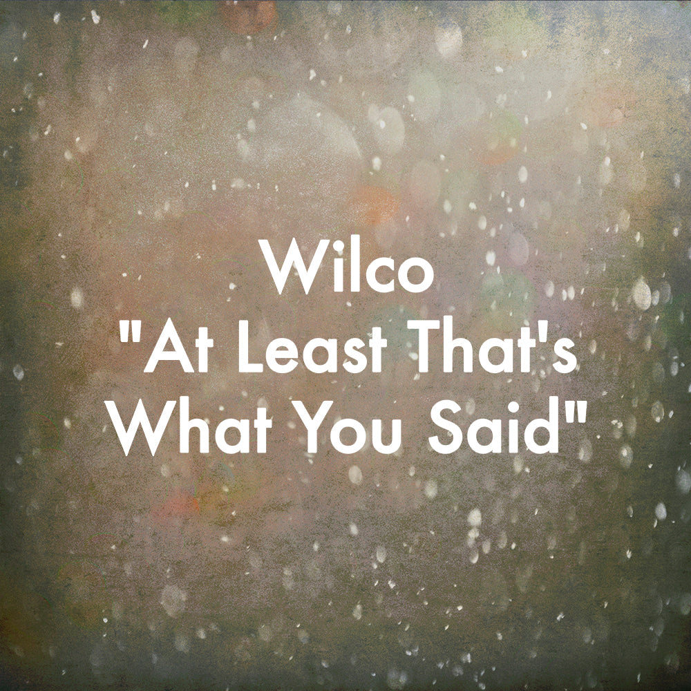 Wilco "At Least That's What You Said"