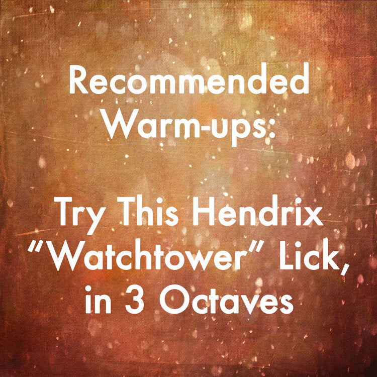 Try This Hendrix "Watchtower" Lick, in 3 Octaves