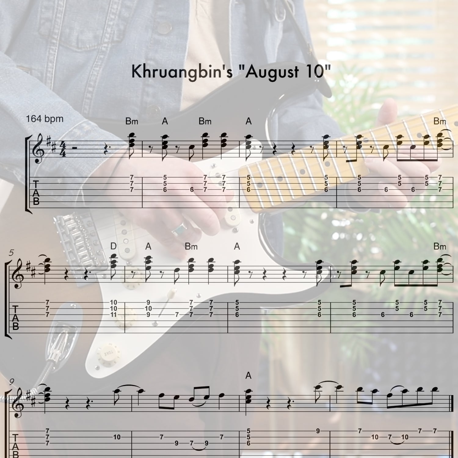 Khruangbin s august 10 eric haugen guitar