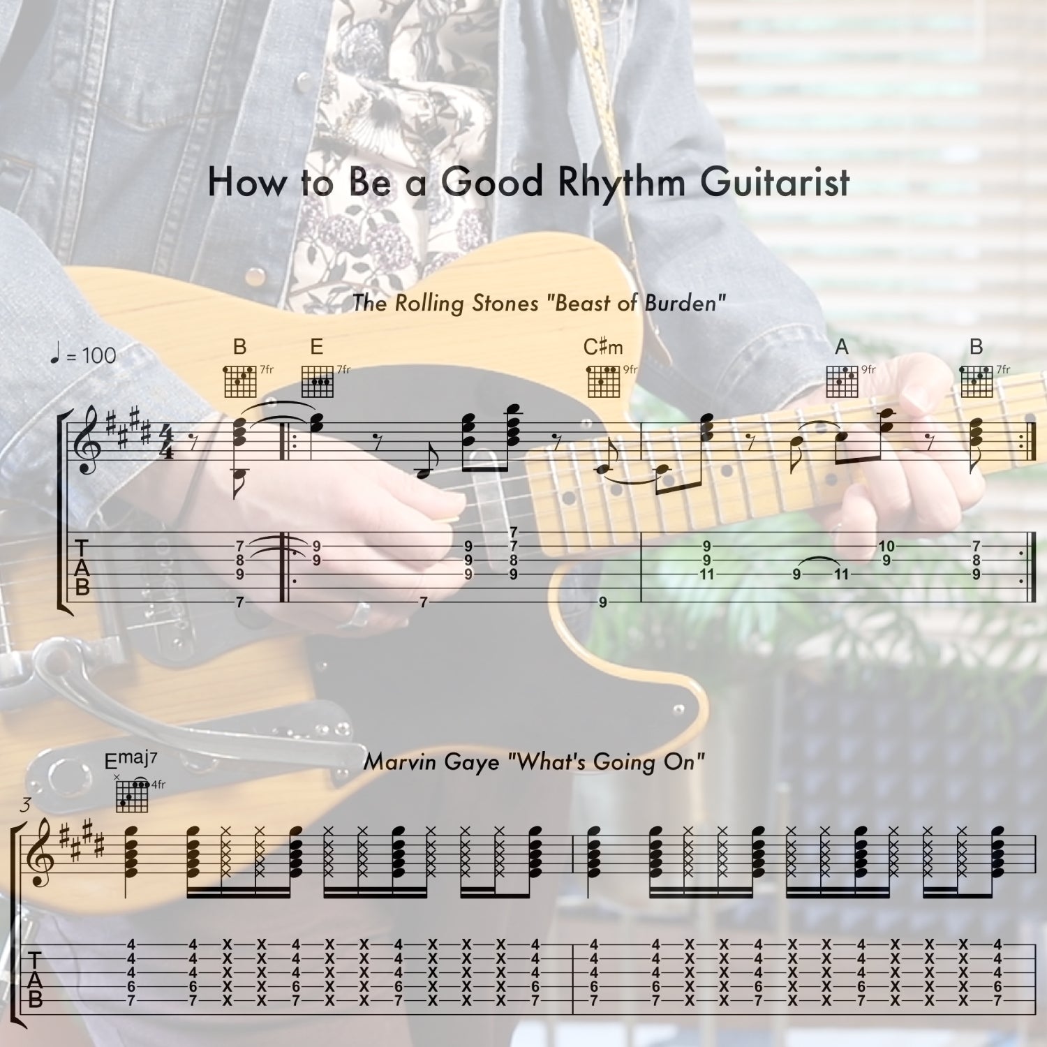 How to Be a Good Rhythm Guitarist