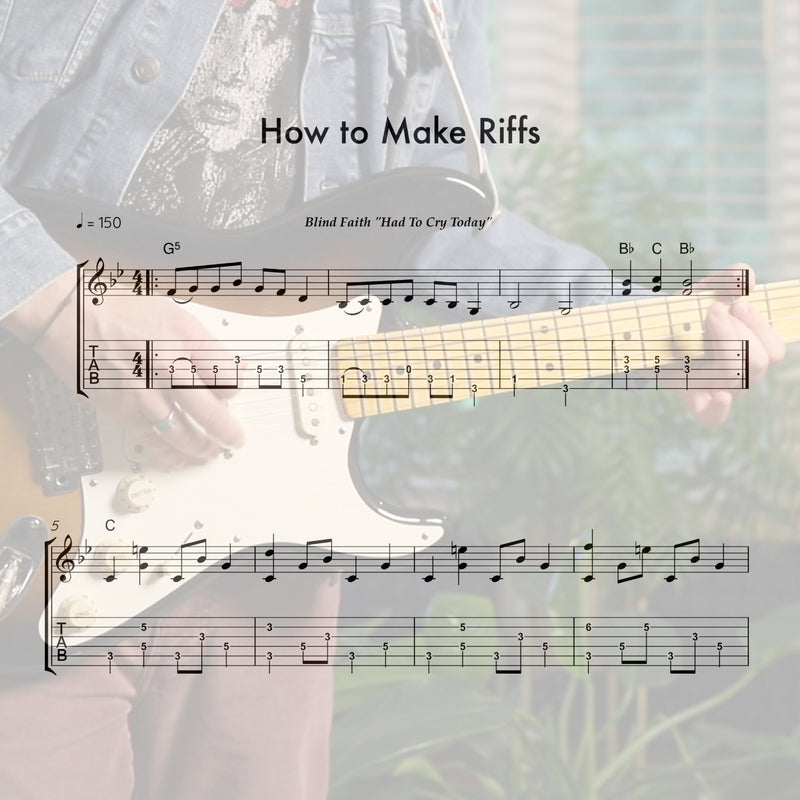 Hand Made Riff How to Make Riffs - Eric Haugen Guitar