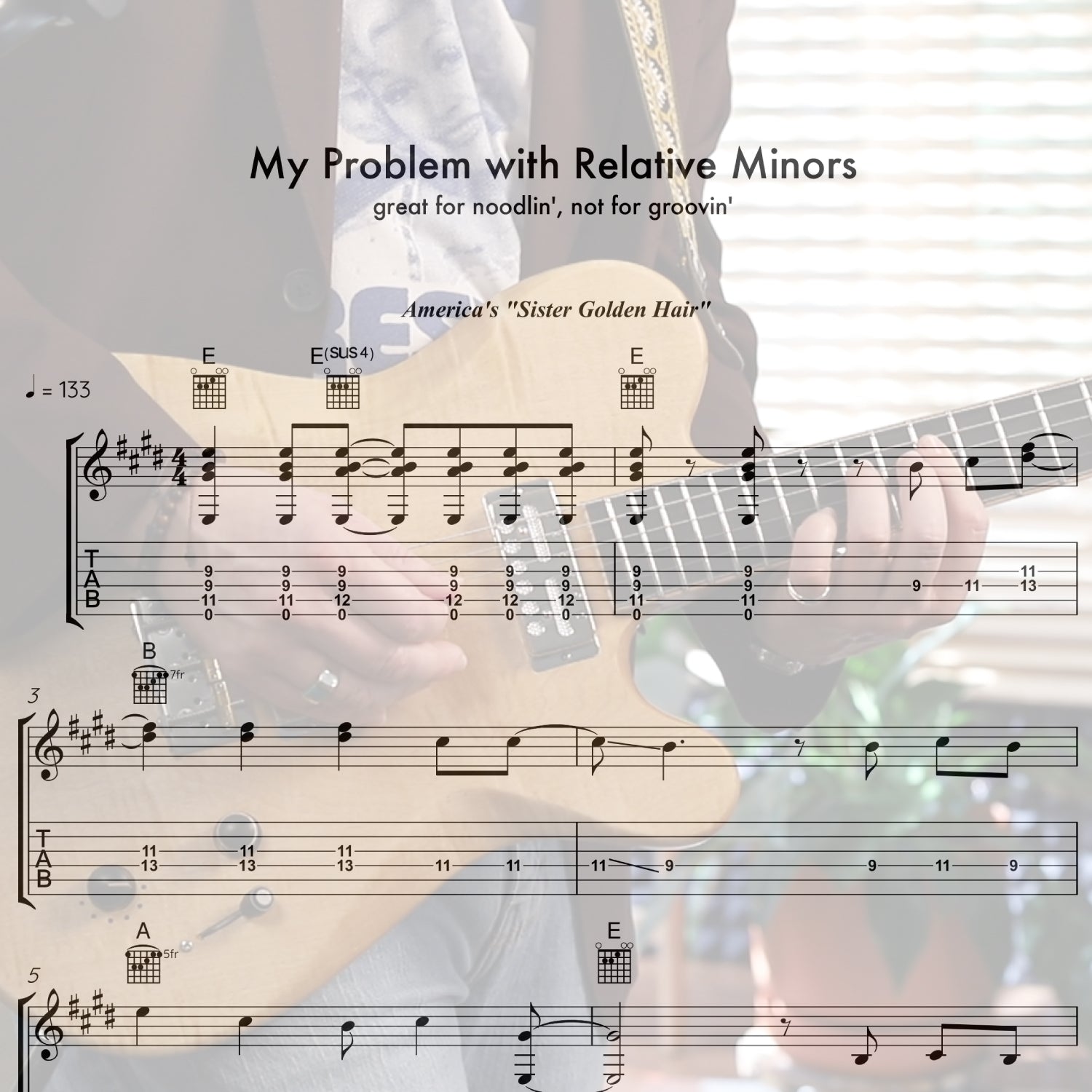 My Problem With Relative Minors - Eric Haugen Guitar