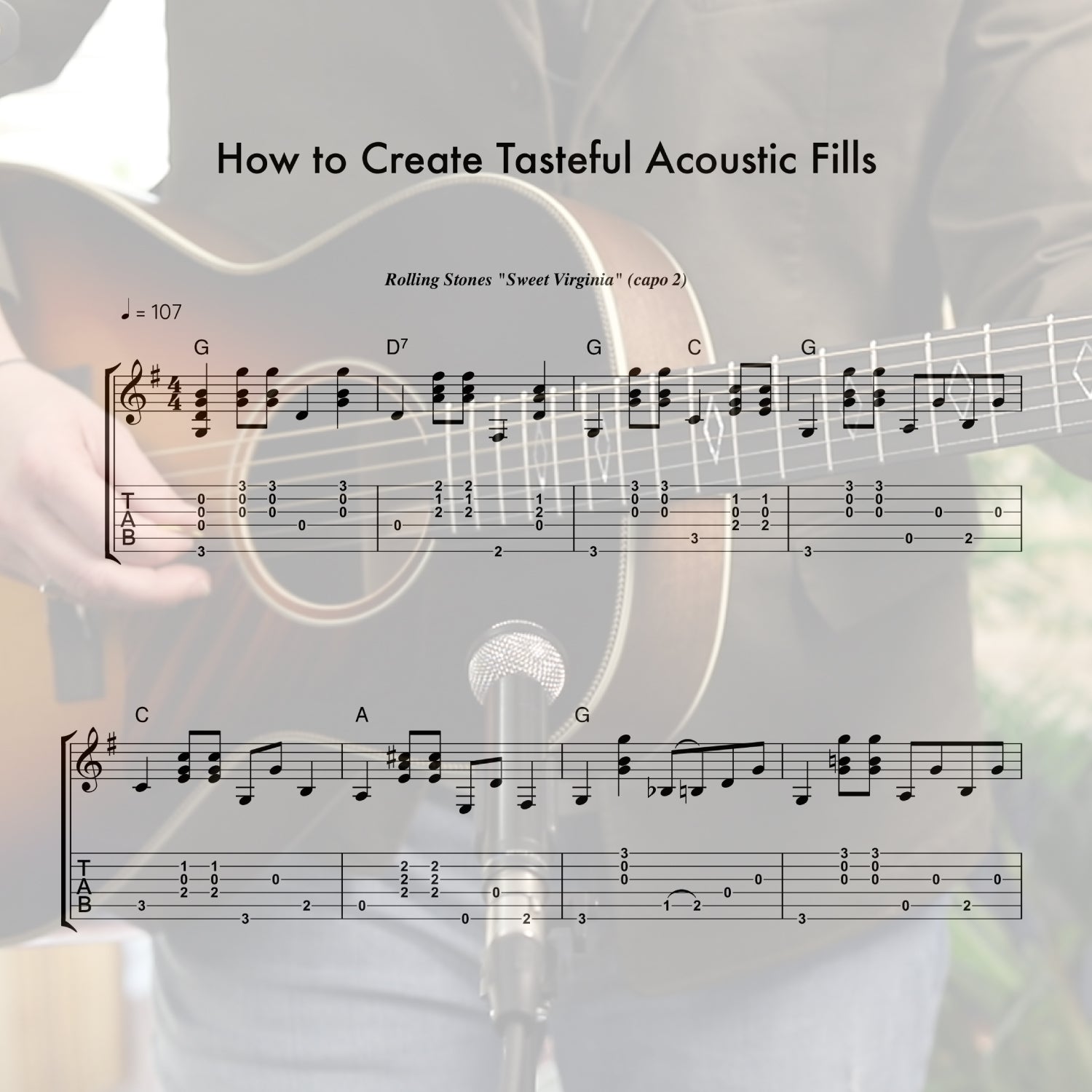 How to Create Tasteful Acoustic Fills