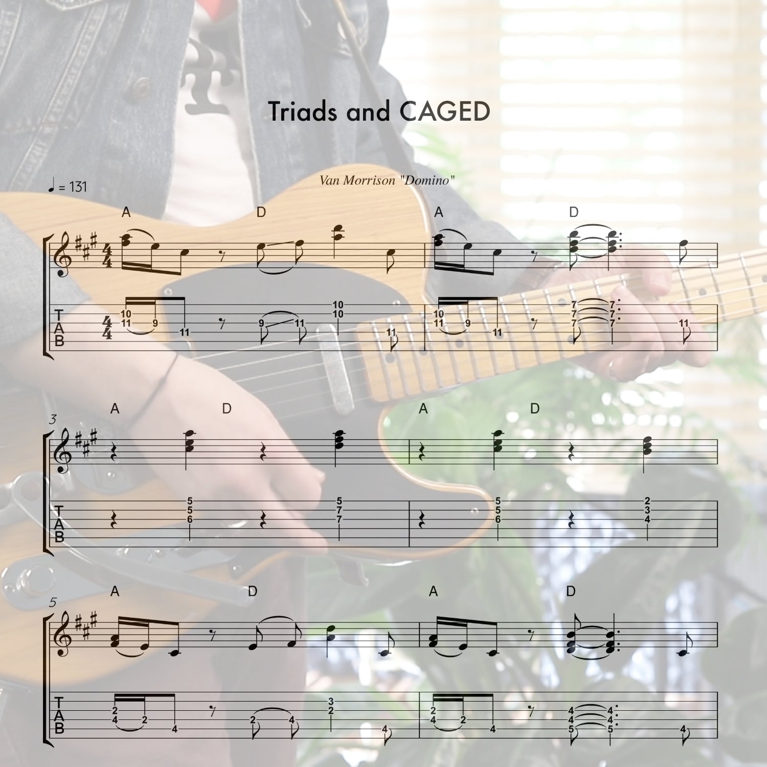 Triads and CAGED Eric Haugen Guitar