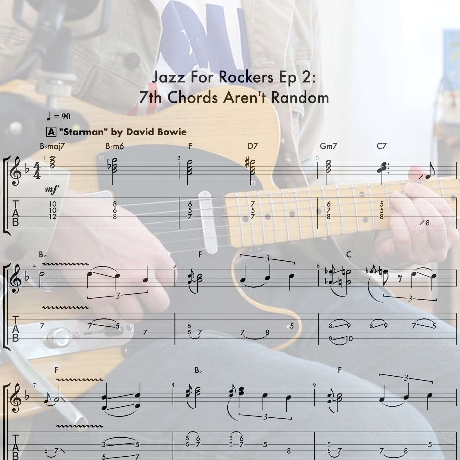 Jazz For Rockers ep 2: 7th Chords Aren't Random