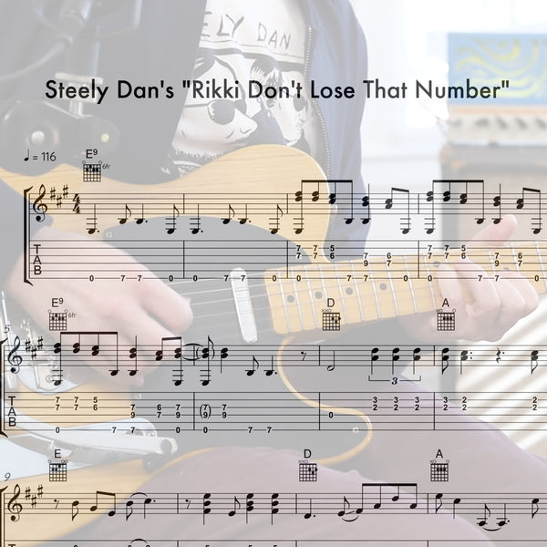 Steely Dan's "Rikki Don't Lose That Number" - Eric Haugen Guitar