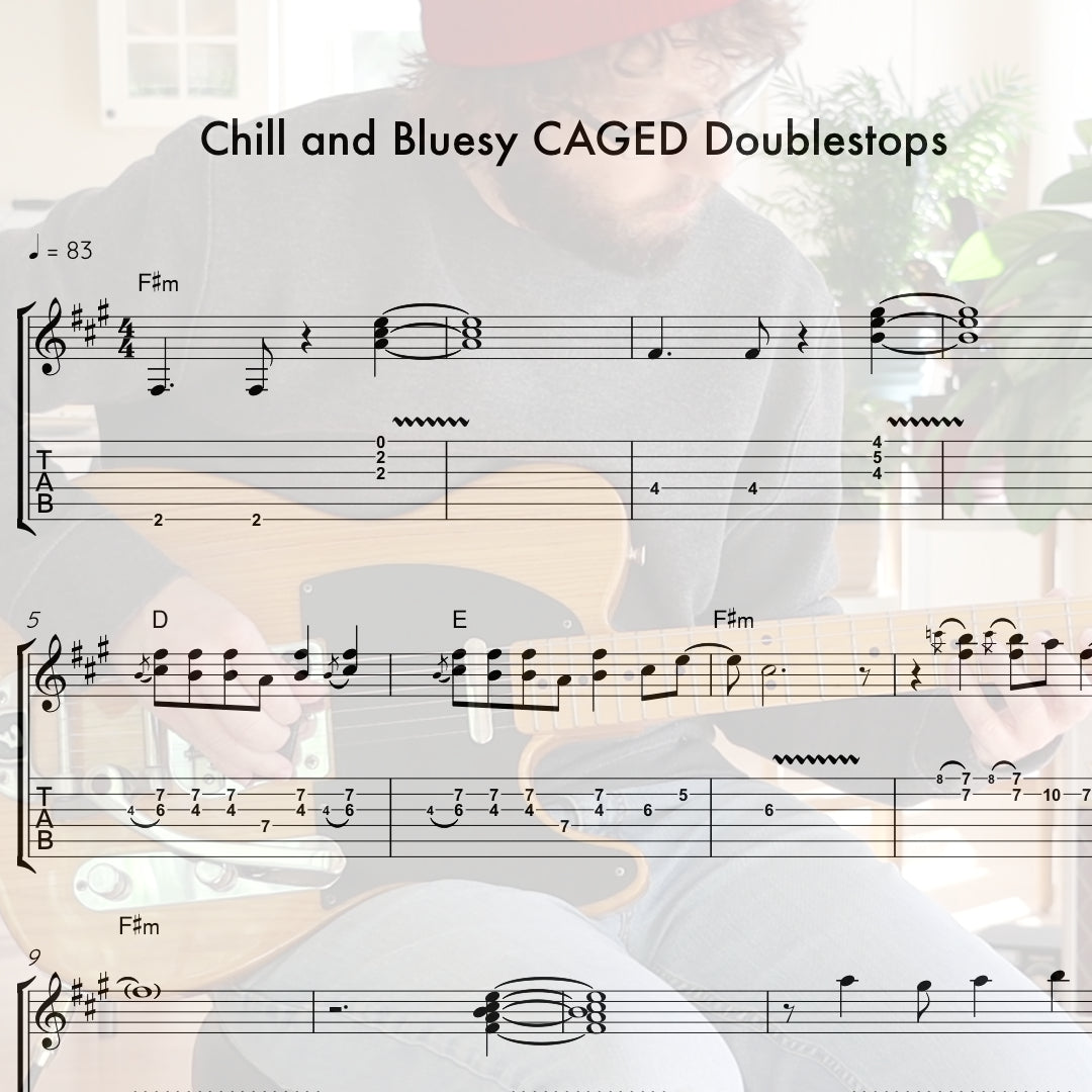 Chill and Bluesy CAGED Doublestops